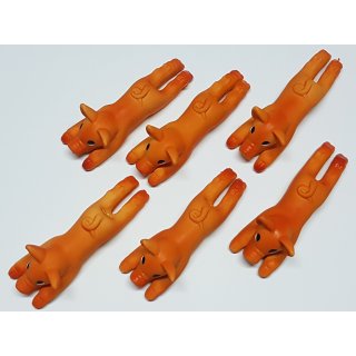 Set mit 6x Nobby Hundespielzeug Gummischwein 14 cm Latex Schweinchen Hund Spielzeug NEU