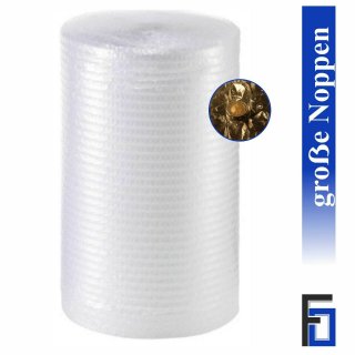 Luftpolsterfolie Gro&szlig;e Noppen Breite 100 cm x L&auml;nge 30 m / 100 my | FF