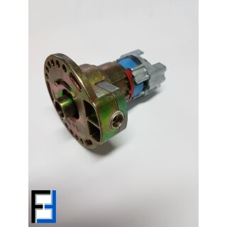 WERU Kegelradgetriebe 2:1 umschaltbar rechts/links 8-Kant Kittelberger Rolladenwelle 42 mm
