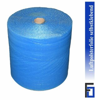 Luftpolsterfolie SELBSTKLEBEND Breite 50 cm x Länge 80 m...