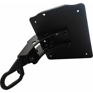 Seitlicher Kennzeichenhalter 180x200 Harley Davidson Spotster mit T&Uuml;V 2X Silentblock gelagert mit Gutachten Nummernschild - DE 180x200