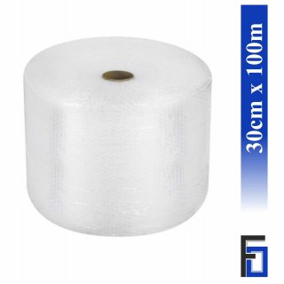 1x Rolle Luftpolsterfolie Breite 30cm x Länge 100m / 38 my