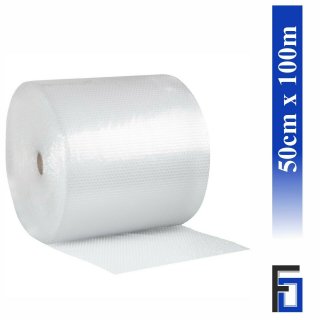 1x Rolle Luftpolsterfolie Breite 50cm x Länge100m / 38my